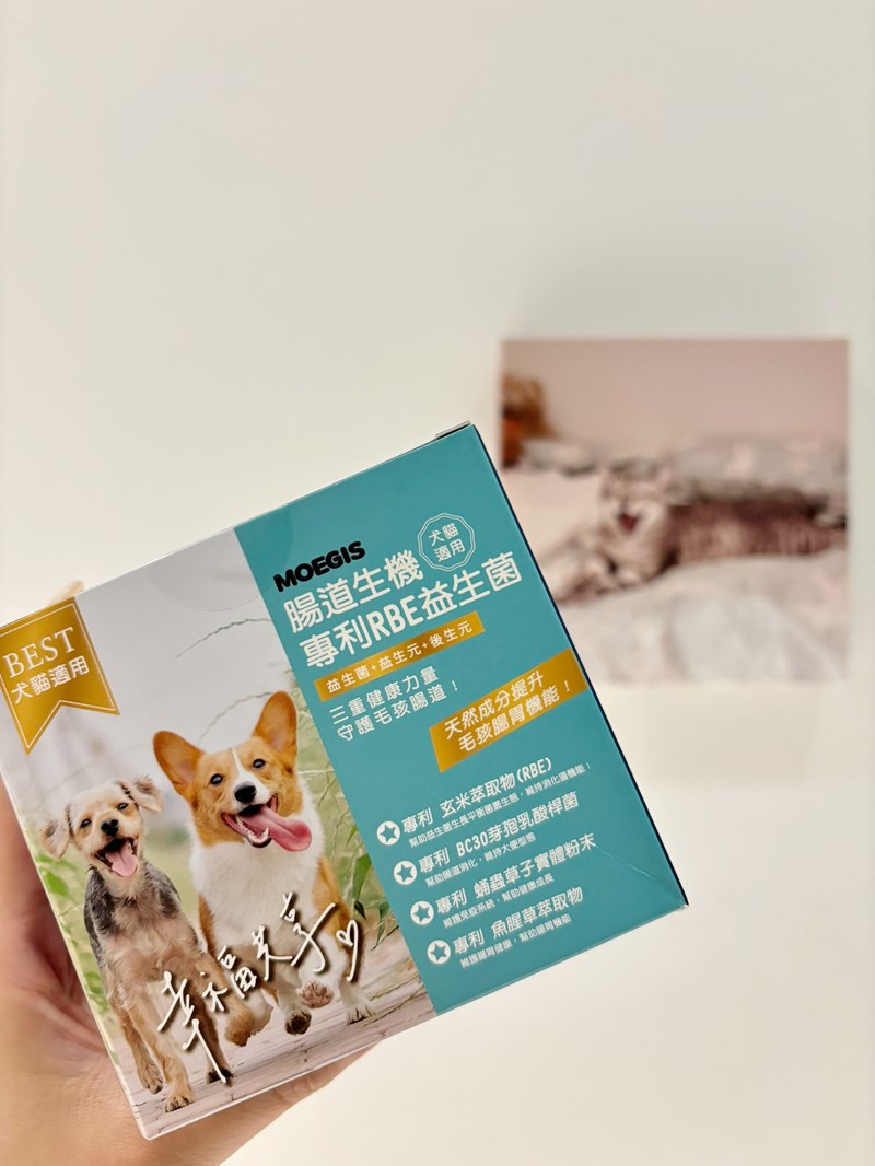 女人知己試用大隊,口碑行銷,部落客行銷,Moegis萌吉 腸道生機專利RBE益生菌,寵物益生菌,專利RBE益生元,專利蔬果酵素,小分子胜肽,藍藻粉,維持免疫力,幫助維持消化道機能,維持正常食慾,改變細菌叢生態,腸胃保健,犬貓適用